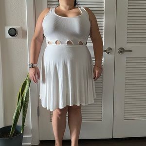 Lucca Couture summer dress with peekaboo cutouts